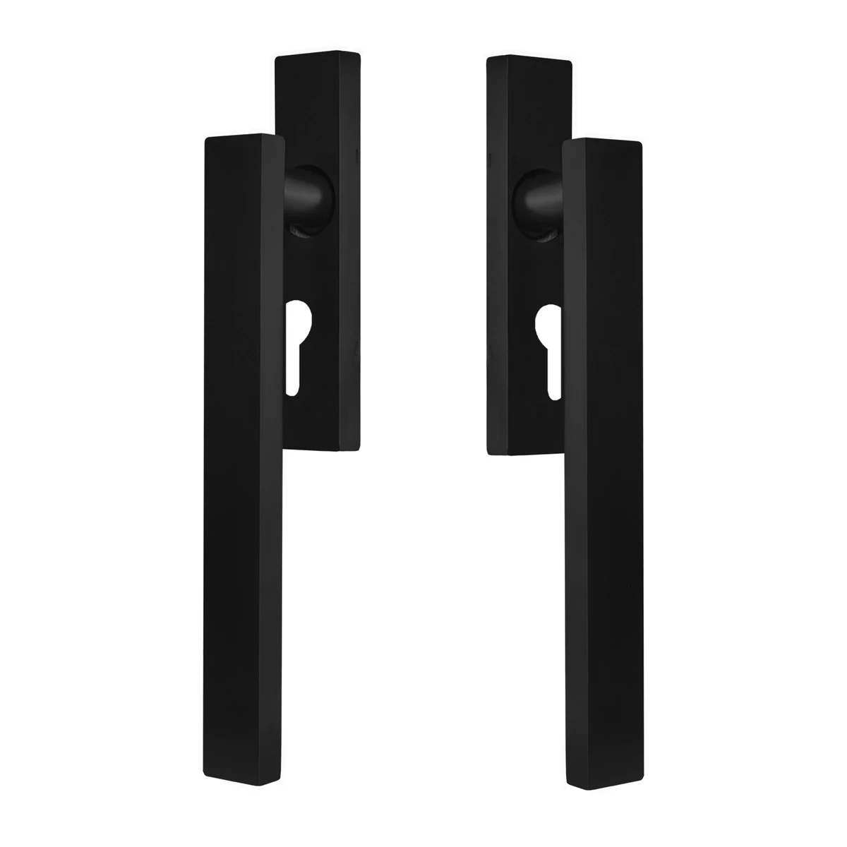 [EHSSET52Q DD 83] Karcher Hebeschiebetürgriff "Milano" (Kosmos Schwarz, Set Doppeltür)