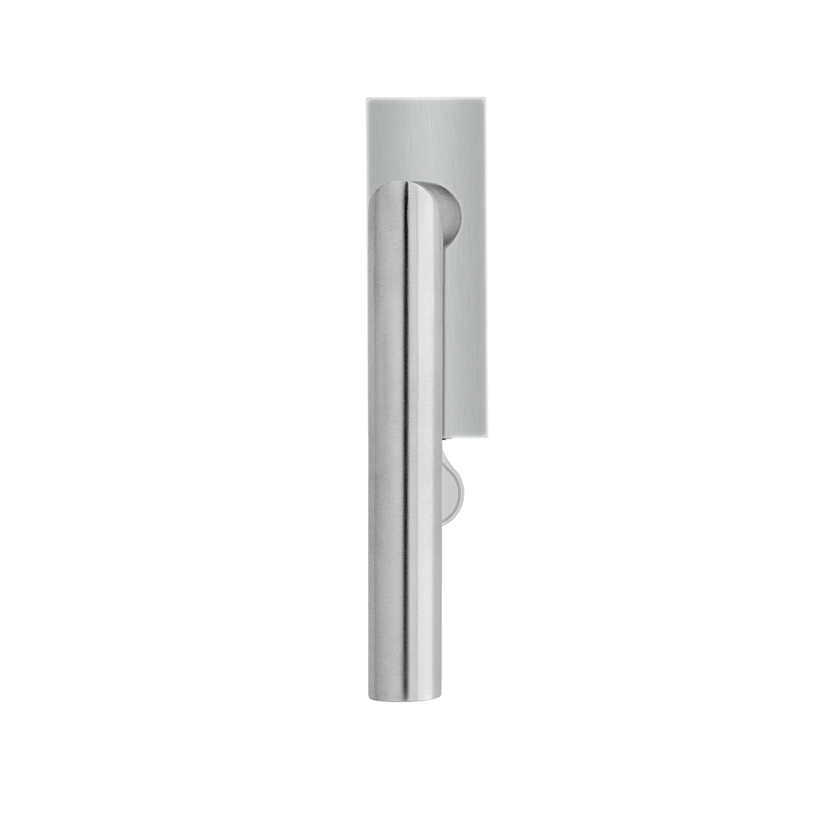 [EF284 EARQ 71] Karcher Fenstergriff "Rhodos" (eckig) (Edelstahl matt, verschließbar)
