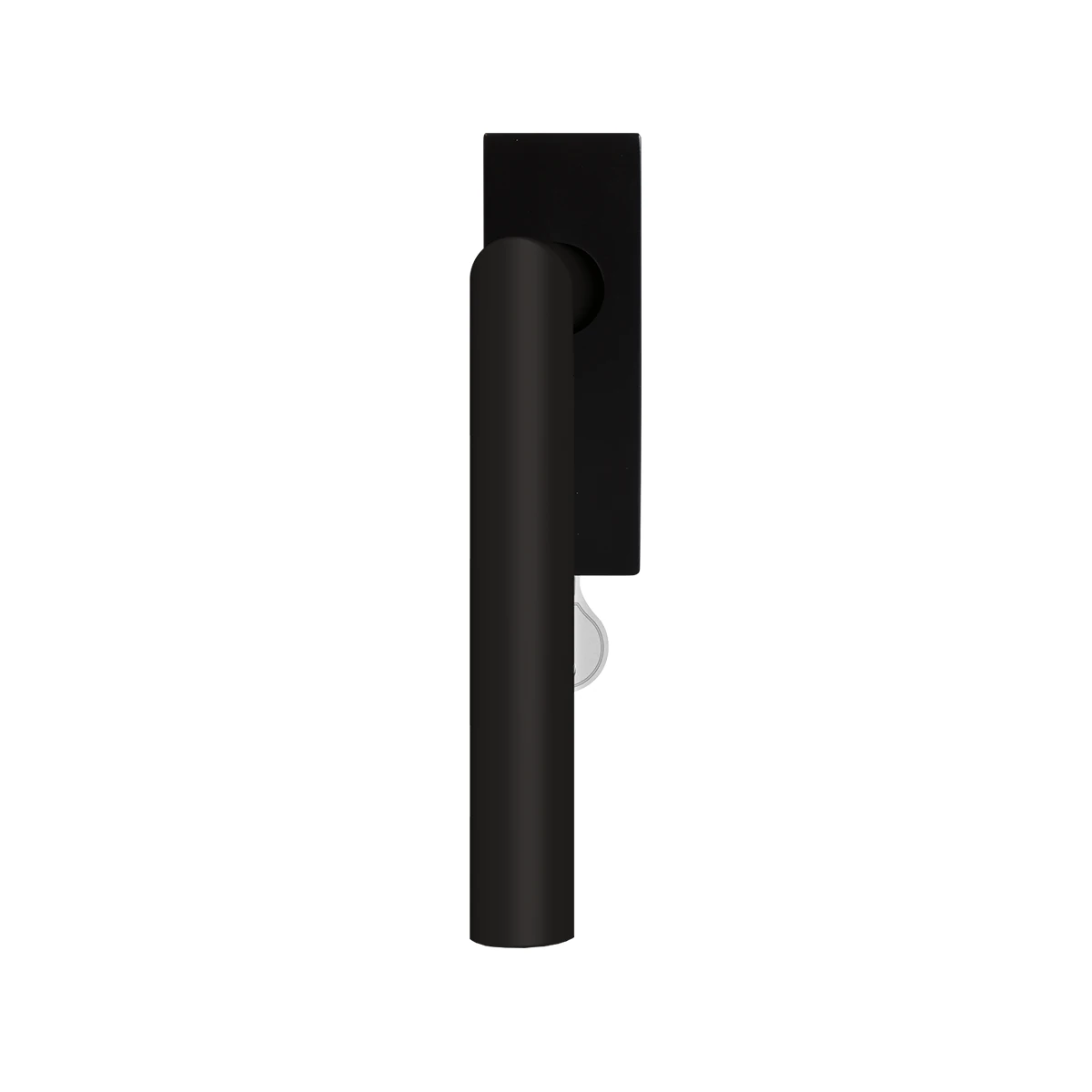 [EF284 EARQ 83] Karcher Fenstergriff "Rhodos" (eckig) (Kosmos Schwarz, verschließbar)