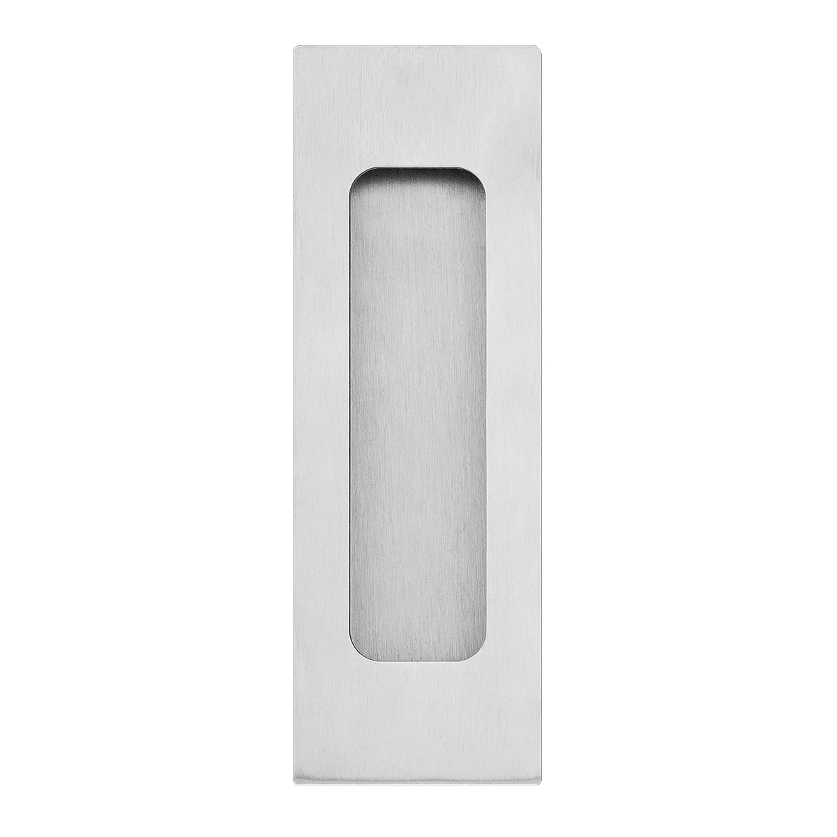 Karcher Schiebetür-Fingermuschel "EZ1603Q" rechteckig - Oberfläche: Edelstahl matt, Verriegelung: Ungelocht