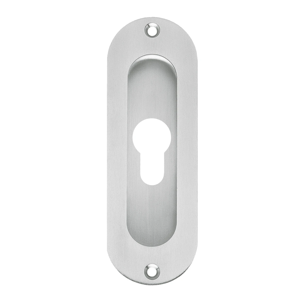 [EZ1702 PZ 71] Karcher Schiebetür-Fingermuschel "EZ1702" oval (Profilzylinder)
