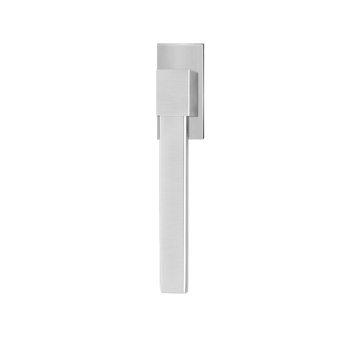 [EF474Q 71] Karcher Fenstergriff "Portland" (eckig) - Oberfläche: Edelstahl matt, Fensterfunktion: Drehkipp (Drehkipp)