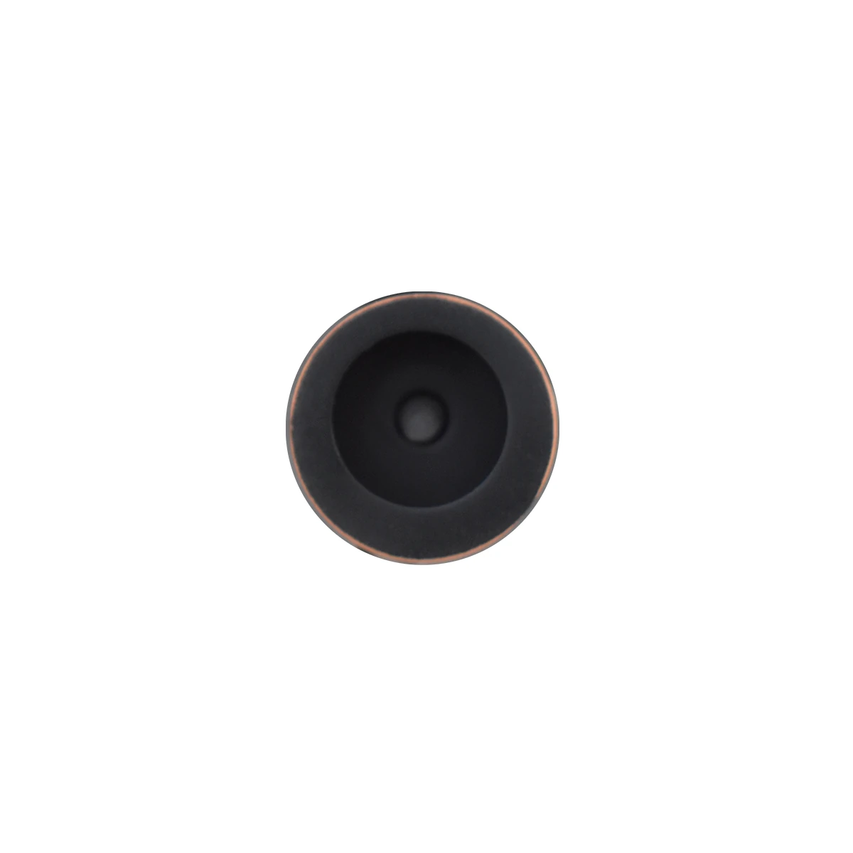 [EZ1705 81] Karcher Schiebetür-Fingermuschel "EZ1705" rund (Antik Bronzeoptik)