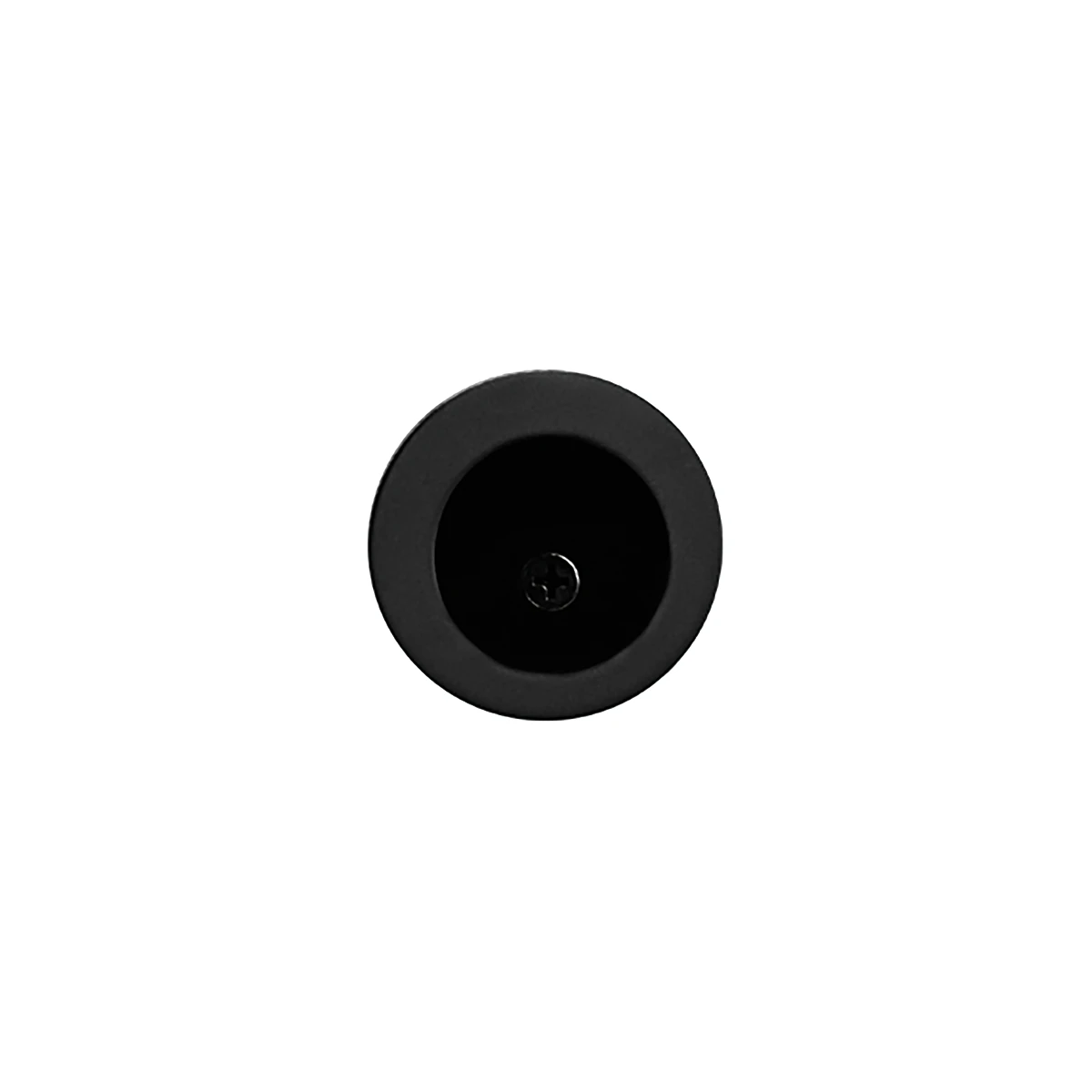 [EZ1705 83] Karcher Schiebetür-Fingermuschel "EZ1705" rund (Kosmos Schwarz)