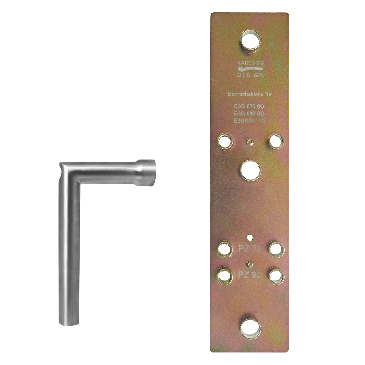 [Z553 D] Karcher Bohrschablone & Fräsaufsätze (Bohrschablone Schutzgarnituren + Steckschlüssel)