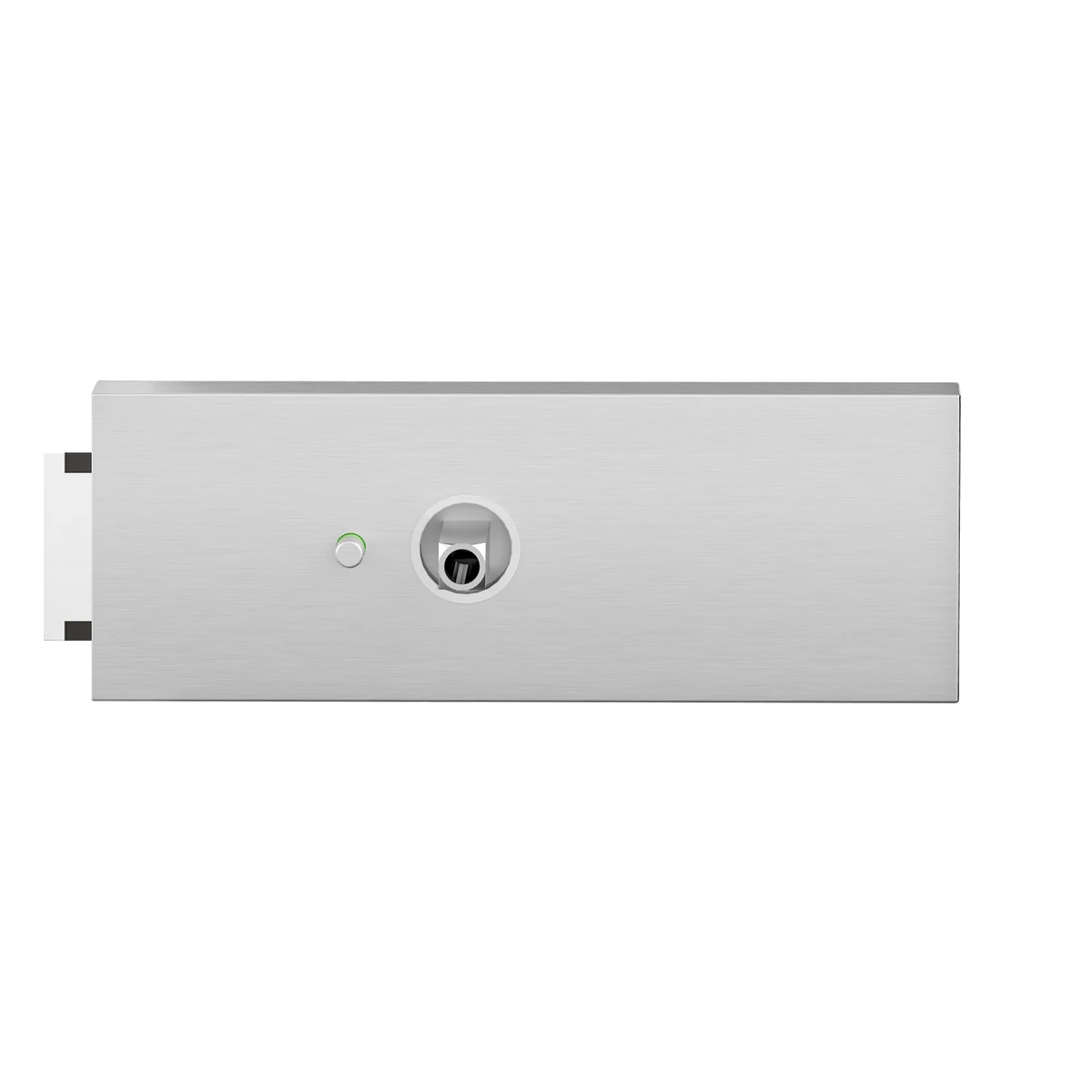 Karcher Glastürschloss "Edge" EGS210Q Privacy (DIN links/rechts) - Oberfläche: Edelstahl matt, Anschlag: DIN rechts