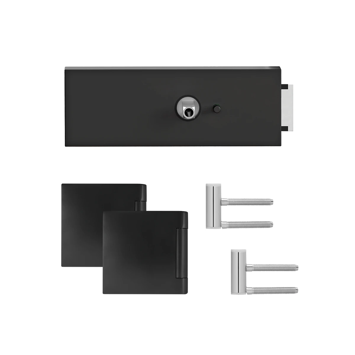 [EGS 660QL S9 83] Karcher Glastürschloss "Edge" EGS660Q Privacy (DIN links/rechts) (Kosmos Schwarz, DIN links)