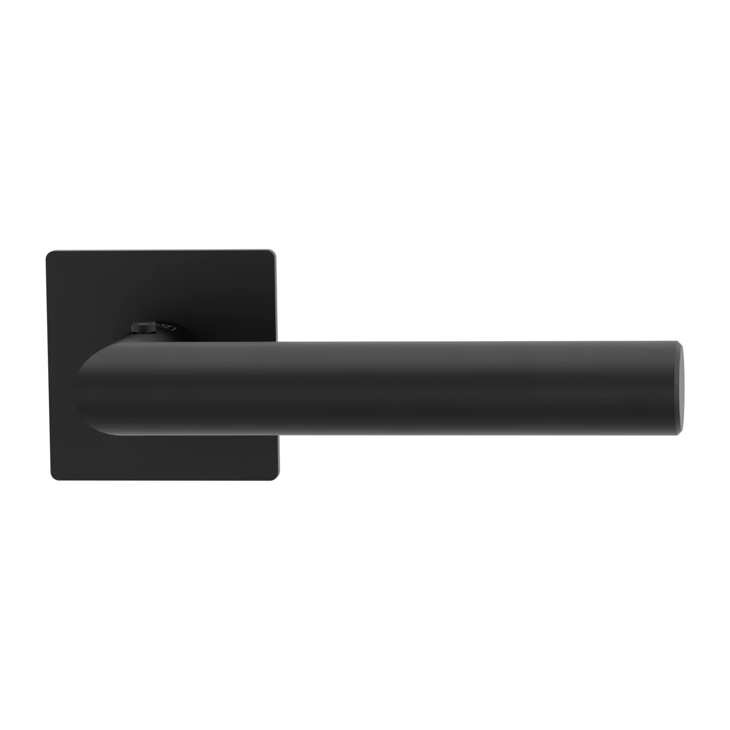 [120513378] Griffwerk Türgriffgarnitur LUCIA PIATTA S (Graphitschwarz, Eckig, Smart2lock Din Rs)