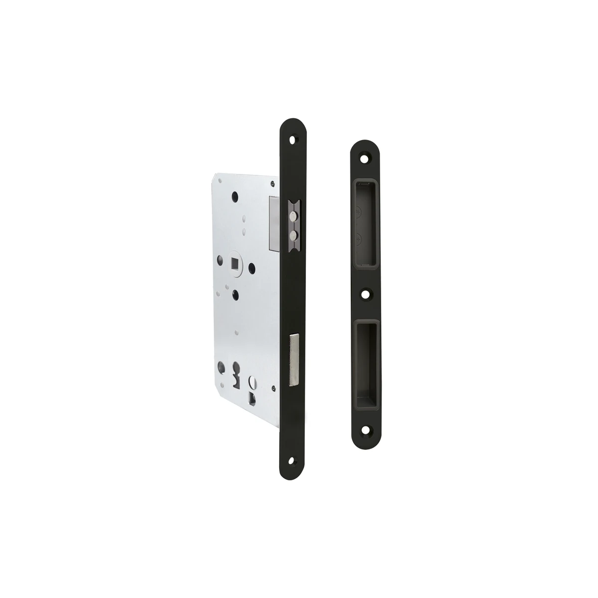 [S8 BB MS 83] Karcher Einsteckschloss mit Magnetfalle (Kosmos Schwarz, Buntbart)