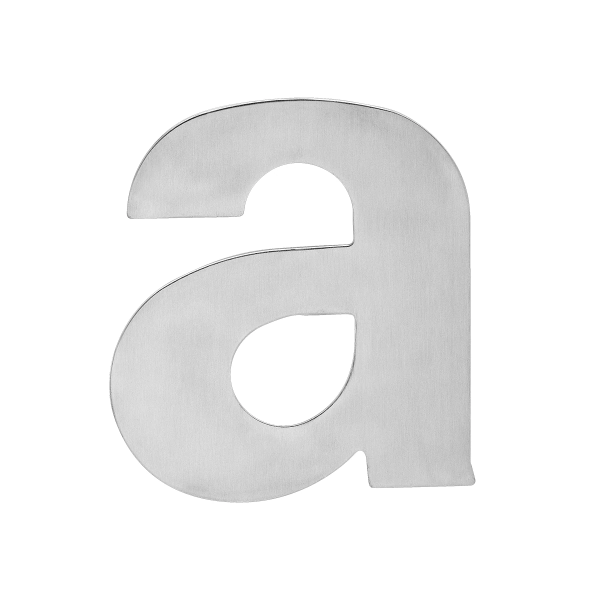 Karcher Hausnummer Buchstabe - Oberfläche: Edelstahl matt, Ausführung: A