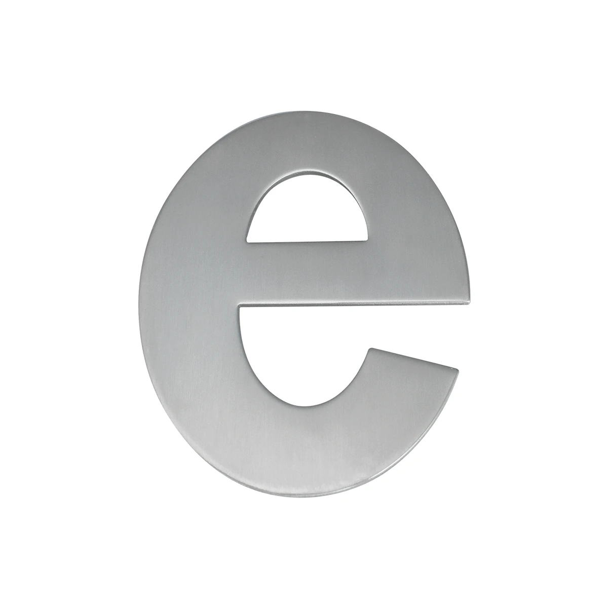 Karcher Hausnummer Buchstabe - Oberfläche: Edelstahl matt, Ausführung: E