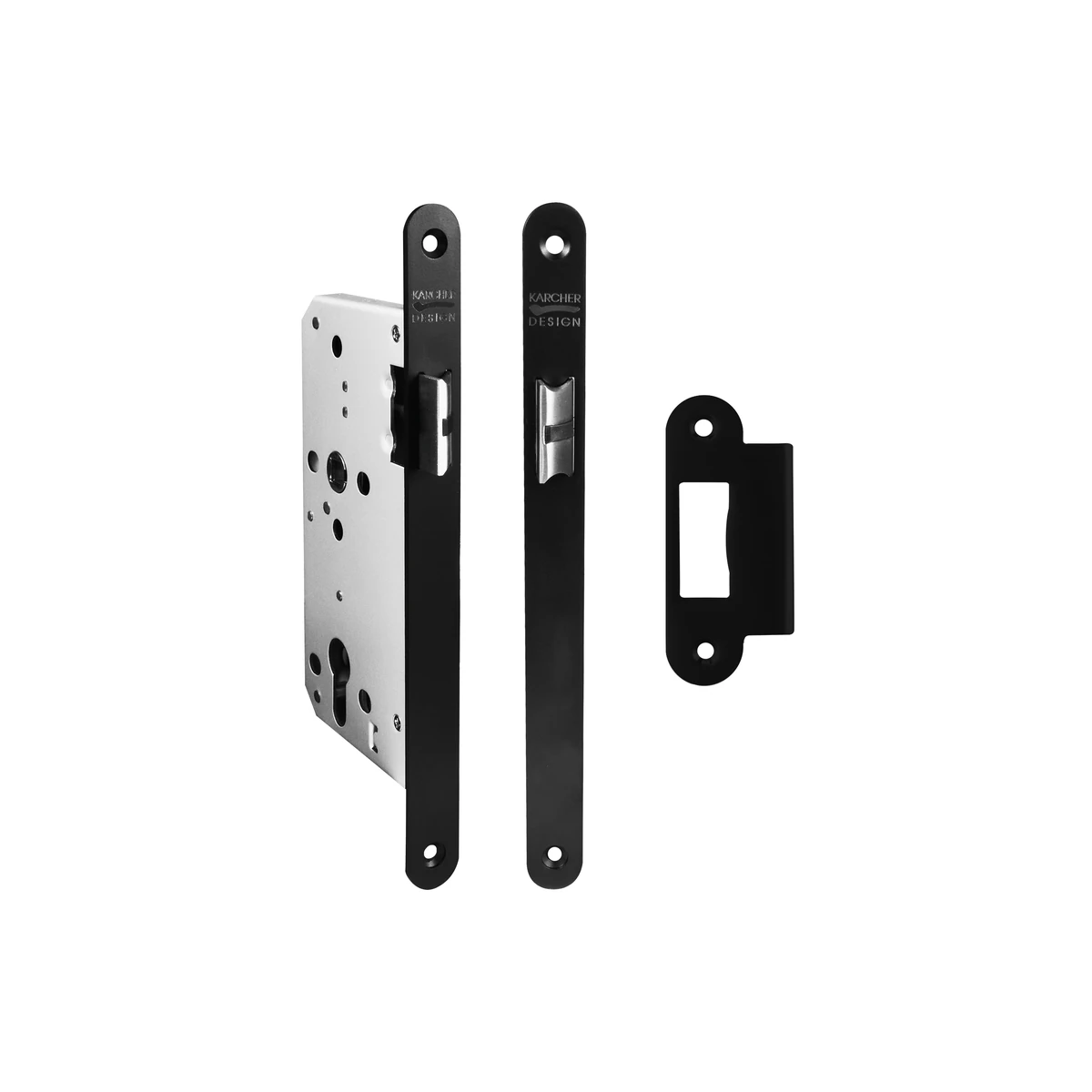 [S10 EUMO 0S 83] Karcher Einsteckschloss mit Flüsterfalle (Kosmos Schwarz, passage)