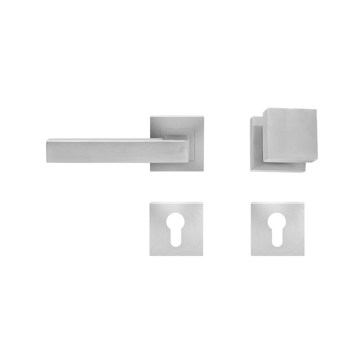 [E800Q WGL 71] Karcher Türgriff-Garnitur E800 (Edelstahl) (WGL, Wechselgarnitur)