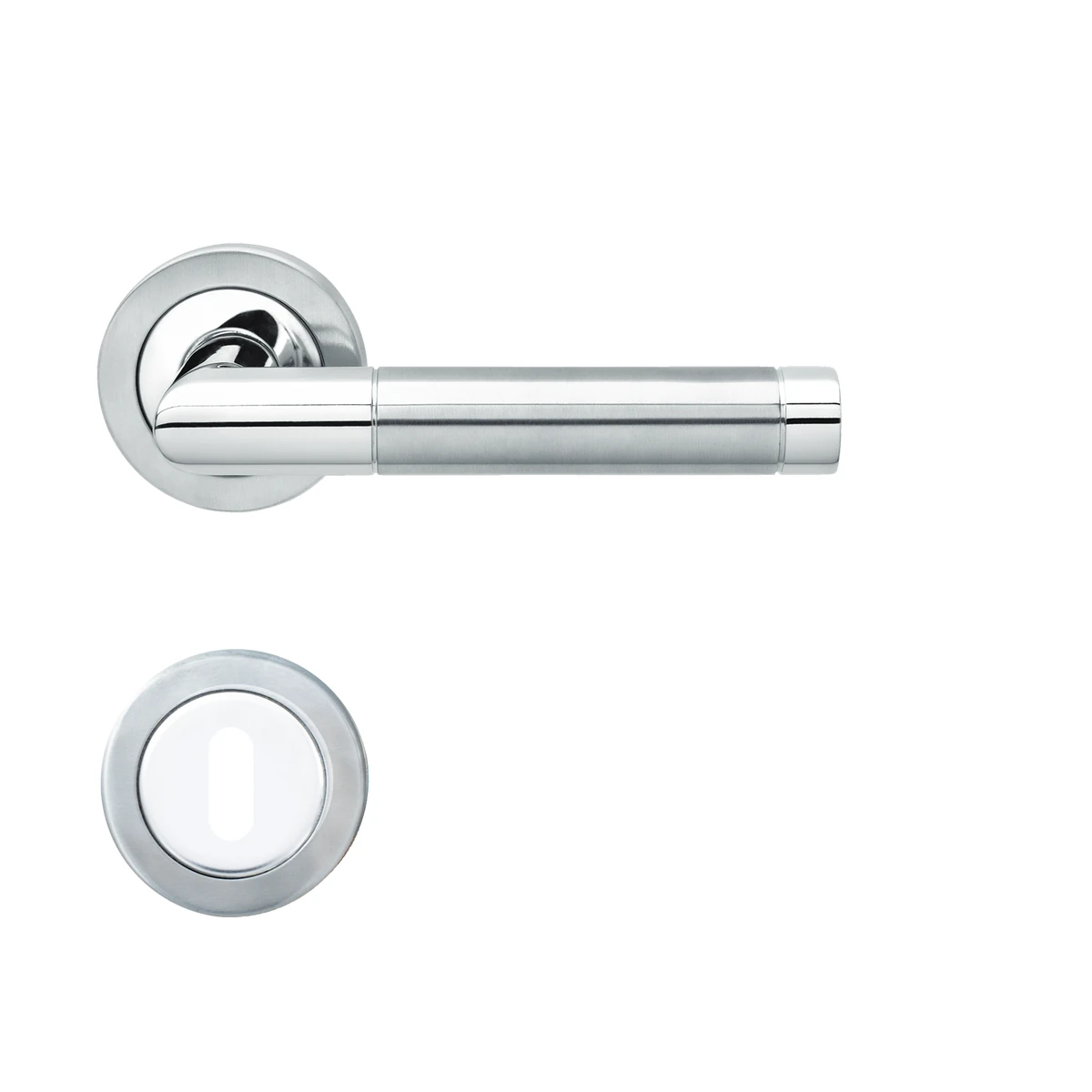 [E700A BB0 73] Karcher Türgriff-Garnitur E700 (Edelstahl) (Buntbart)