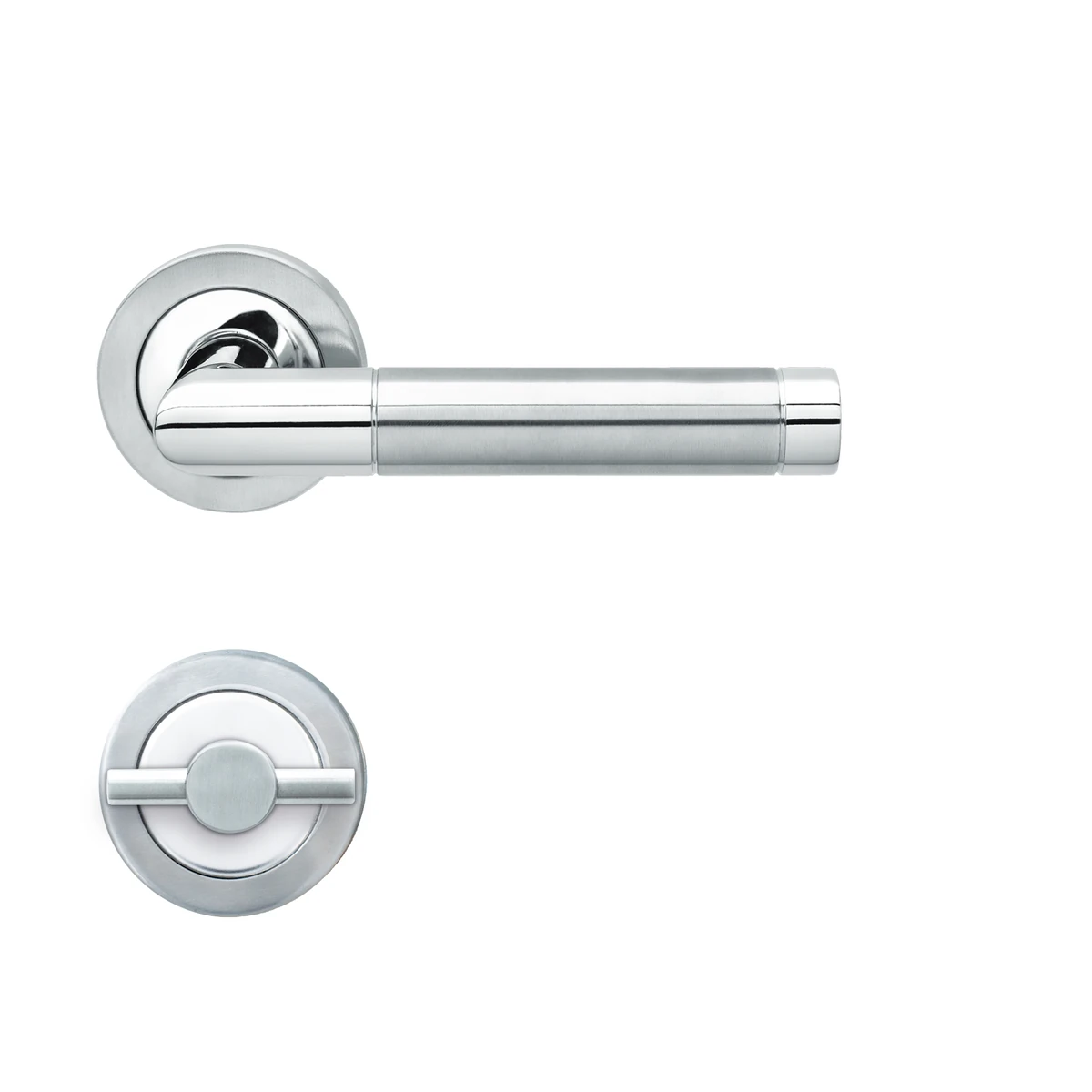 [E700A BAD 73] Karcher Türgriff-Garnitur E700 (Edelstahl) (Bad/WC)