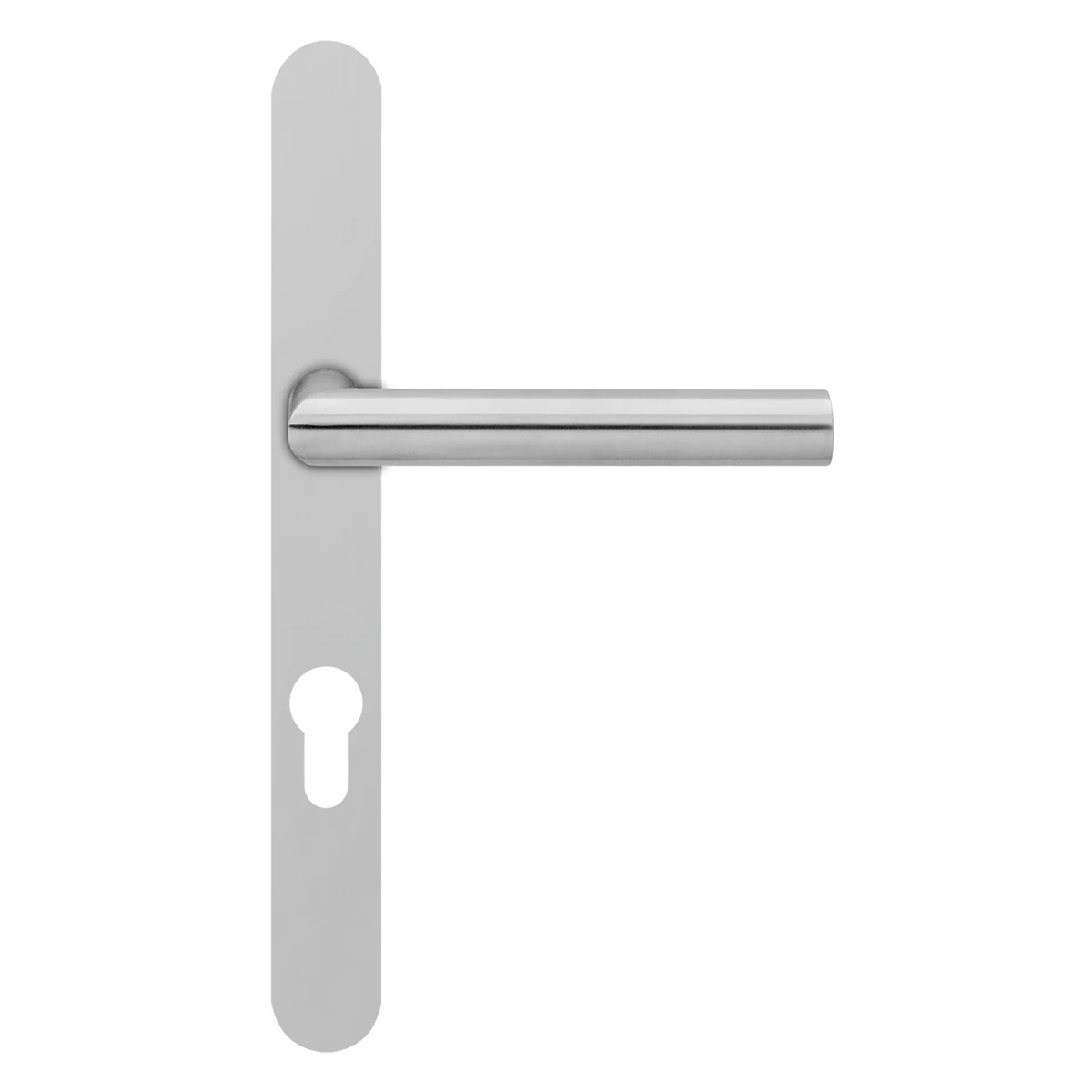 [ELRM28A PZ072 71] Karcher Schmalrahmenschild Rhodos ELRM28A (Edelstahl) - Oberfläche: Edelstahl matt, Variante: PZ072, Ausführung: Profilzylinder (Edelstahl matt, PZ072, Profilzylinder)