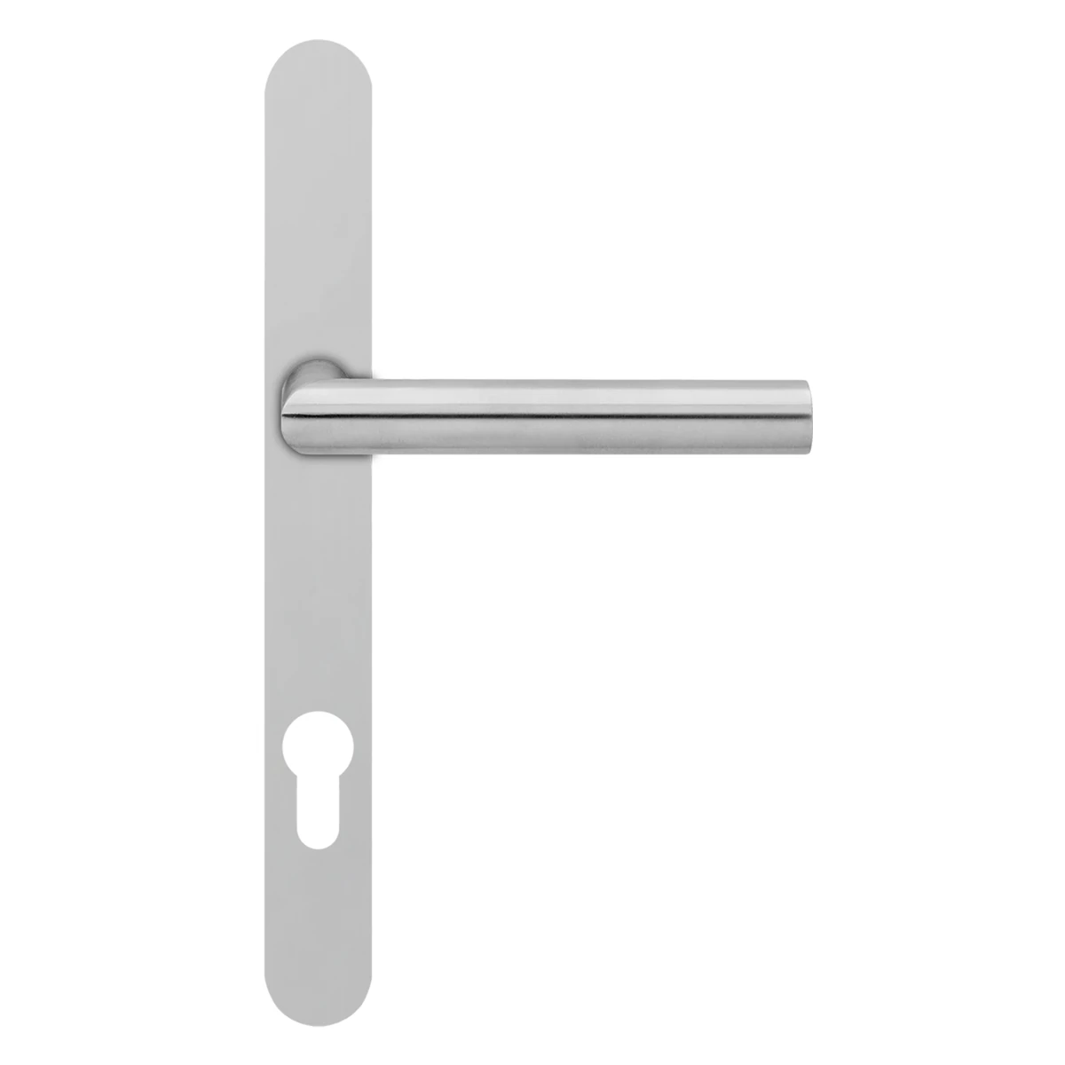 [ELRM28A PZ092 71] Karcher Schmalrahmenschild Rhodos ELRM28A (Edelstahl) (Edelstahl matt, PZ092, Profilzylinder)