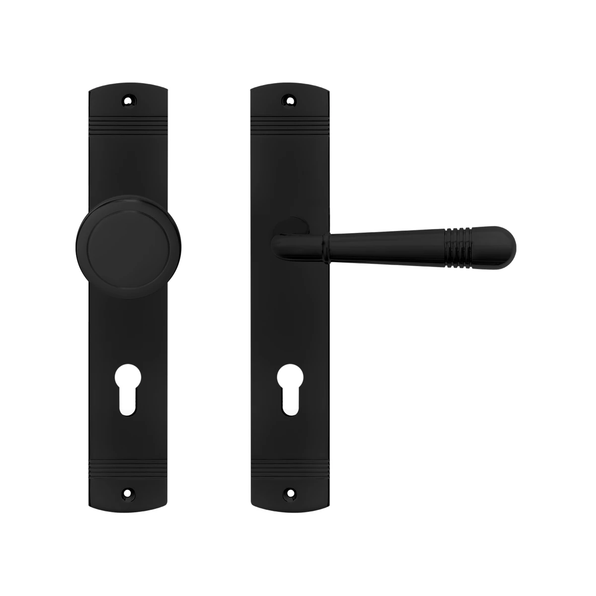 Karcher Türgriff-Garnitur Montmartre L270 (Edelstahl) - Oberfläche: Zirkonium poliert, Variante: PZ072, Ausführung: Wechselgarnitur