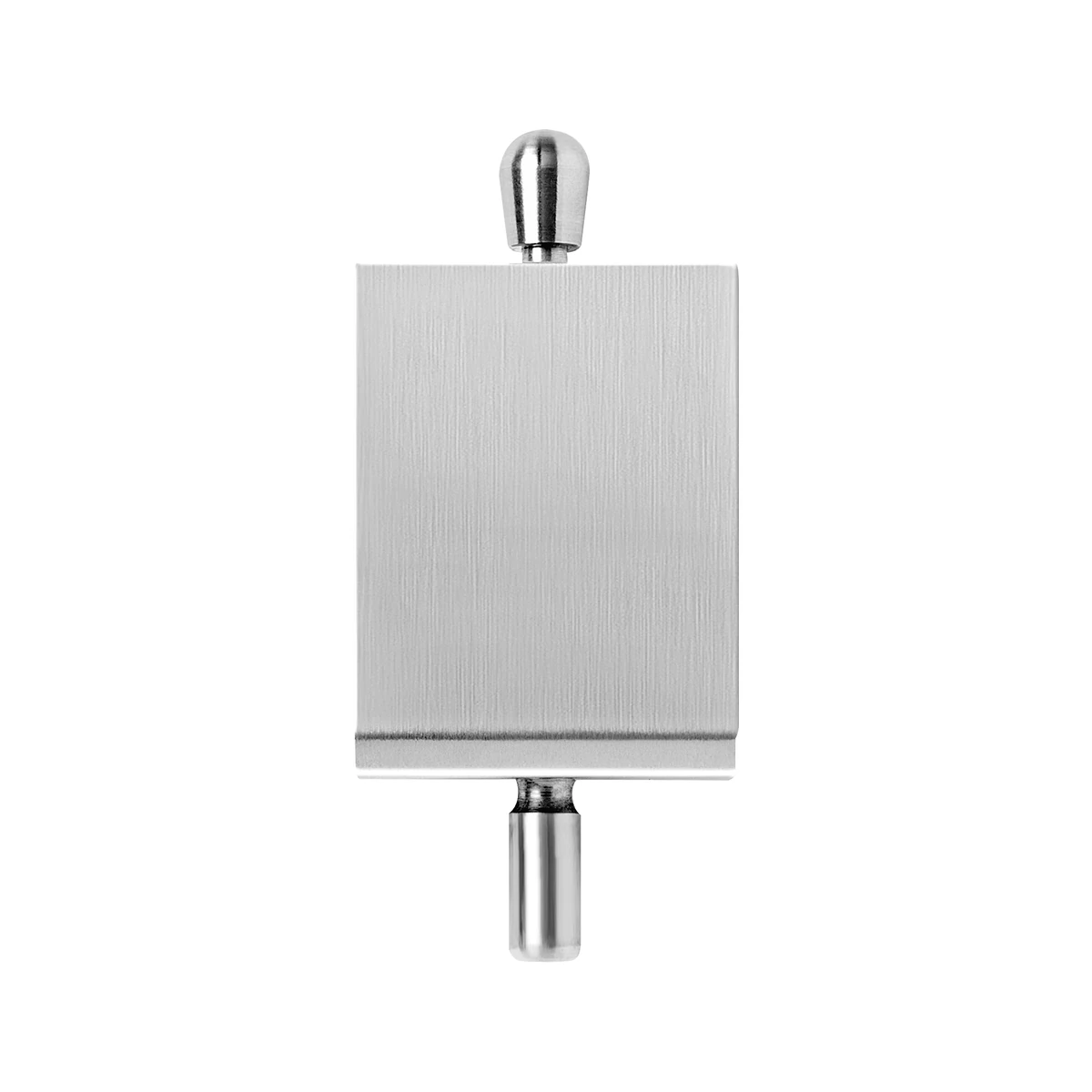 [EGF 100 71] Karcher Feststellriegel für doppelflüglige Glastür, Bodenmontage EGF (Edelstahl) - Oberfläche: Edelstahl matt (Edelstahl matt)