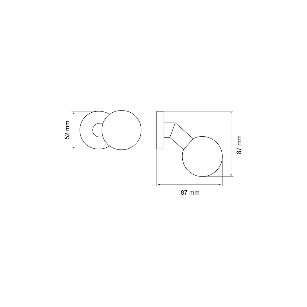 Technische Zeichnung [EK300GDF R 71] Karcher Kugelknopf EK300GDF (Edelstahl)