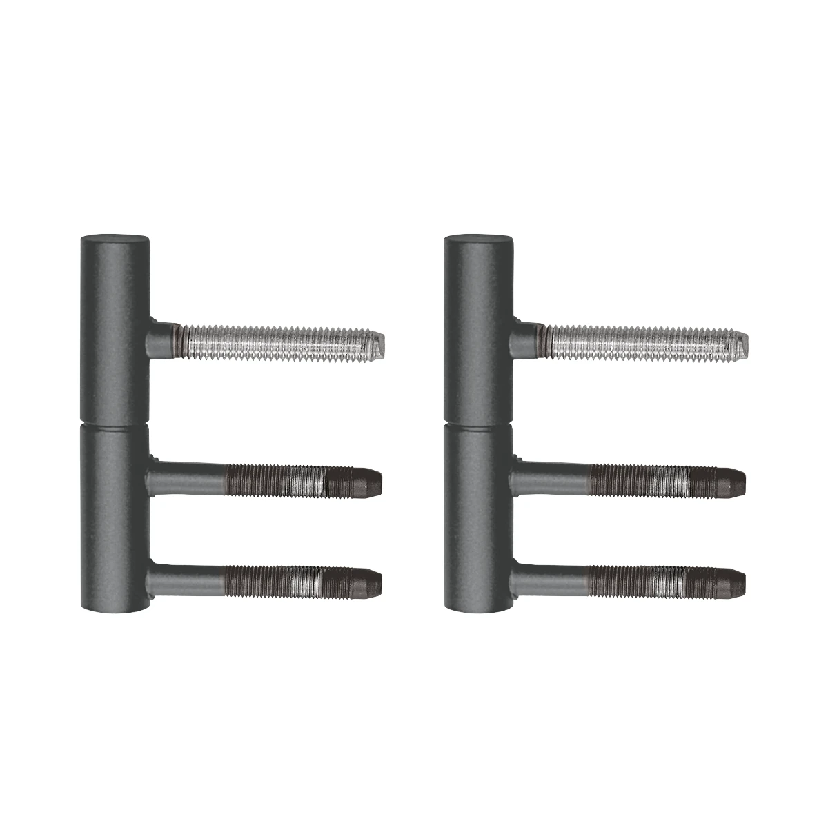 [EGB 502A 89] Karcher Bandpaar für Holztüren (Edelstahl & Farben) (Titan Grau, 2-teilig)