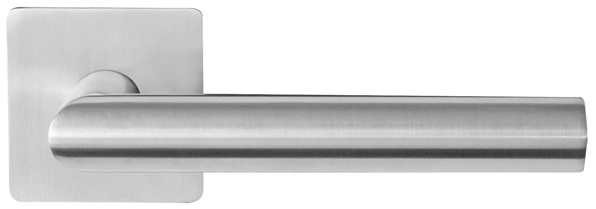 [FQ0101WGL] Griffgarnitur "Ferrara Flat Square" Edelstahl matt (Edelstahl matt, WGL)
