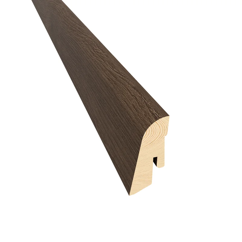 Kährs Sockelleiste furniert mattlackiert — 19×40 mm, Pack à 24 lfm (10 × 2,4 m) - Sockelleisten-Dekor: Eiche Espresso