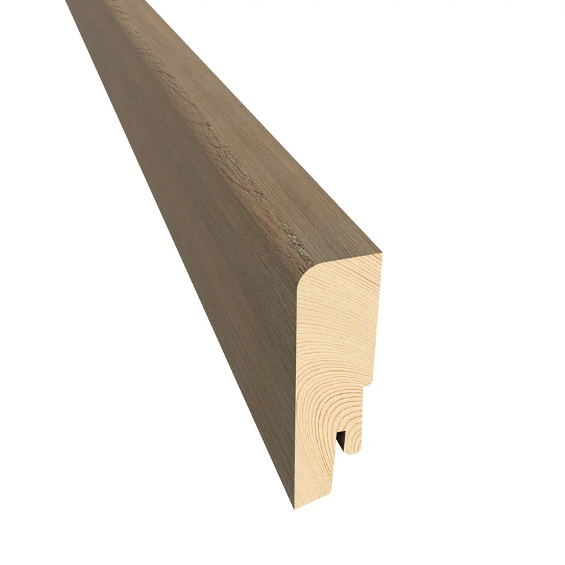 Kährs Sockelleiste furniert mattlackiert — 19×40 mm, Pack à 24 lfm (10 × 2,4 m) - Sockelleisten-Dekor: Eiche Plantagenet