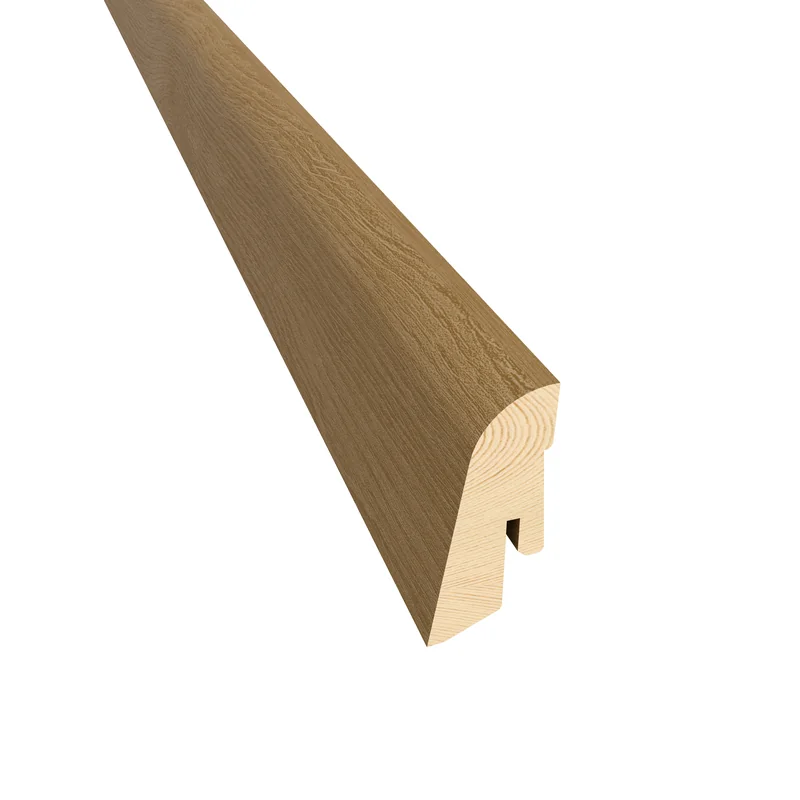 Kährs Sockelleiste furniert mattlackiert — 19×40 mm, Pack à 24 lfm (10 × 2,4 m) - Sockelleisten-Dekor: Eiche Tan