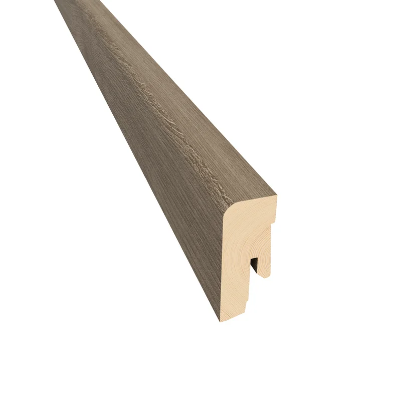 Kährs Sockelleiste furniert mattlackiert — 19×40 mm, Pack à 24 lfm (10 × 2,4 m) - Sockelleisten-Dekor: Eiche Concrete