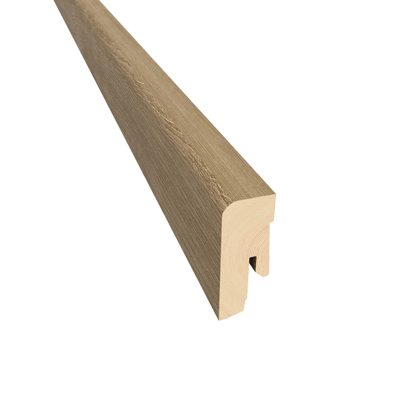 Kährs Sockelleiste furniert mattlackiert — 19×40 mm, Pack à 24 lfm (10 × 2,4 m) - Sockelleisten-Dekor: Eiche Linen
