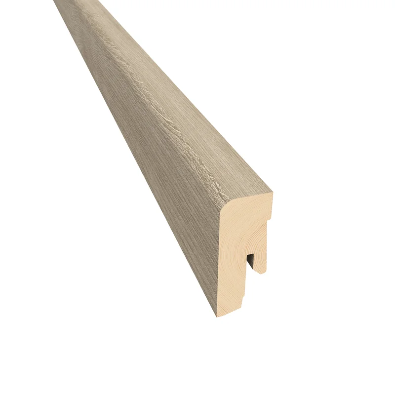 [70244024EKXV] Kährs Sockelleiste furniert mattlackiert — 19×40 mm, Pack à 24 lfm (10 × 2,4 m) (Eiche Oyster)