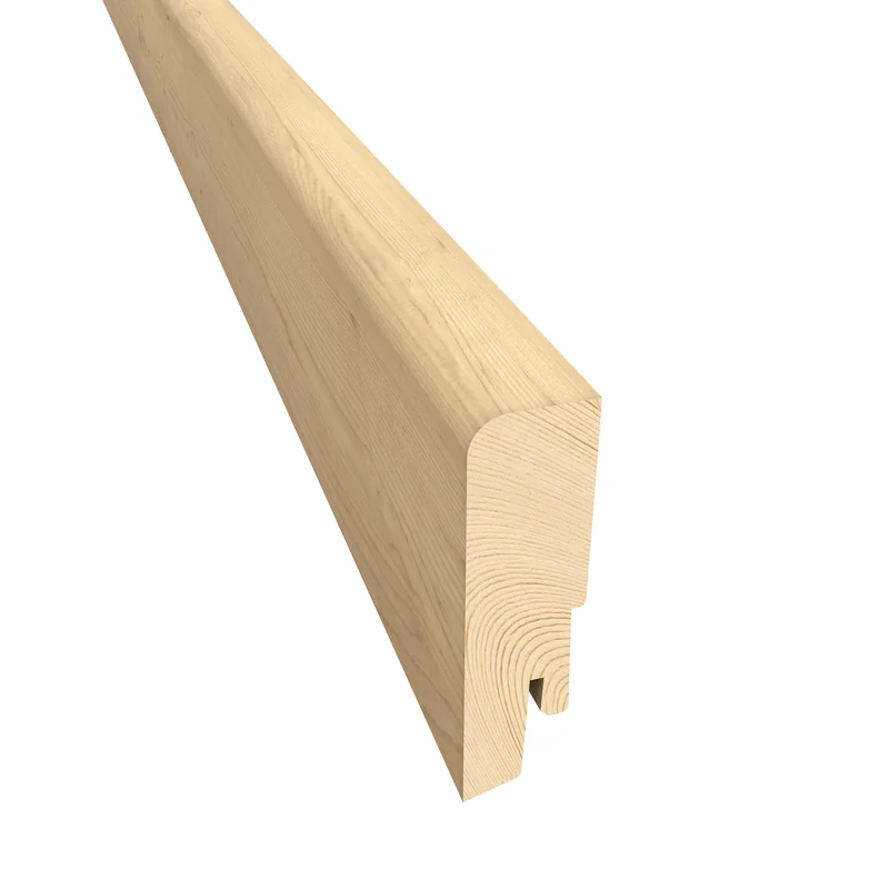 Kährs Sockelleiste furniert lackiert — 19×40 mm, Pack à 24 lfm (10 × 2,4 m) - Sockelleisten-Dekor: Ahorn kanadisch