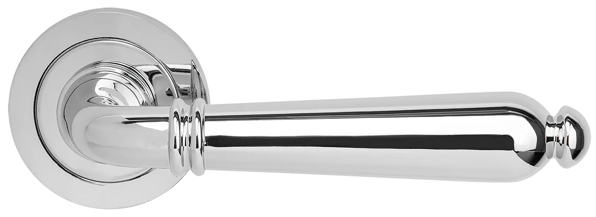 [WG0515R] Griffgarnitur "Bologna" nickel matt (Chrom, WGR)