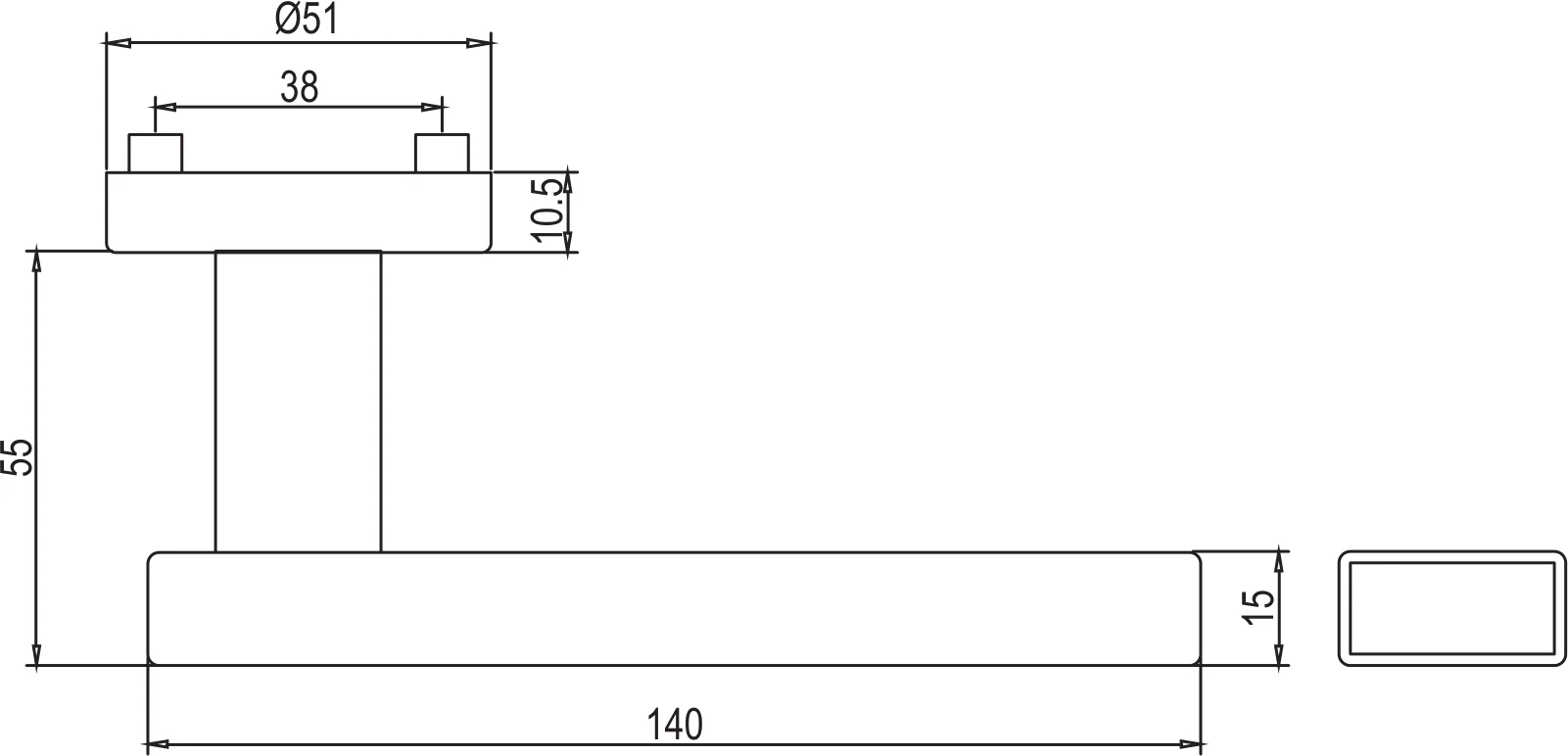 Technische Zeichnung [184172871] Griffwerk CARLA (OS)