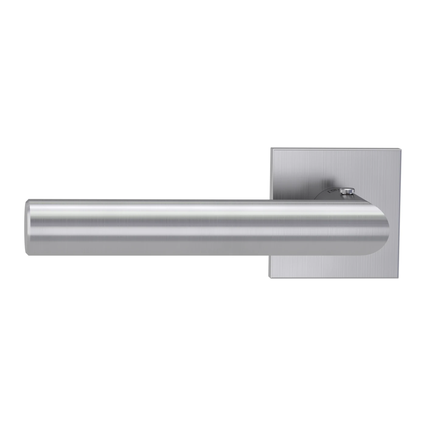 Griffwerk VAYA BASIC 195 LUCIA fast2fix - Oberfläche: Edelstahl matt, Rosettenform: Eckig, Verriegelung: Smart2lock Din Ls
