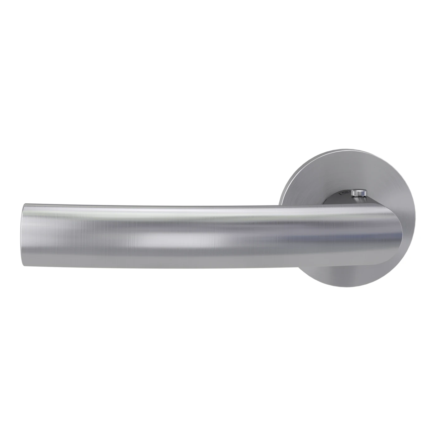 Griffwerk VAYA 178 LORITA fast2fix - Oberfläche: Edelstahl matt, Rosettenform: Rund, Verriegelung: Smart2lock Din Ls