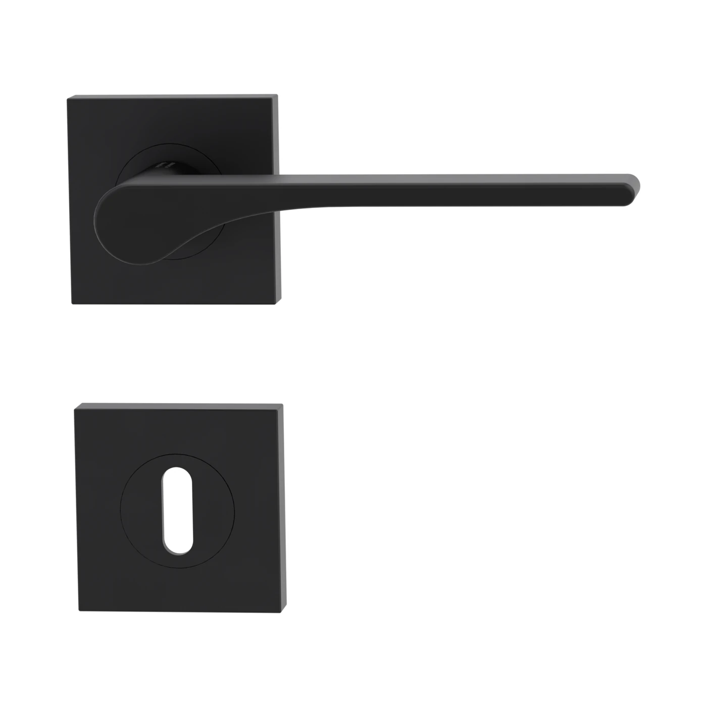 [260110128] Griffwerk sieger design LEAF LIGHT (Graphitschwarz, Eckig, Buntbart)