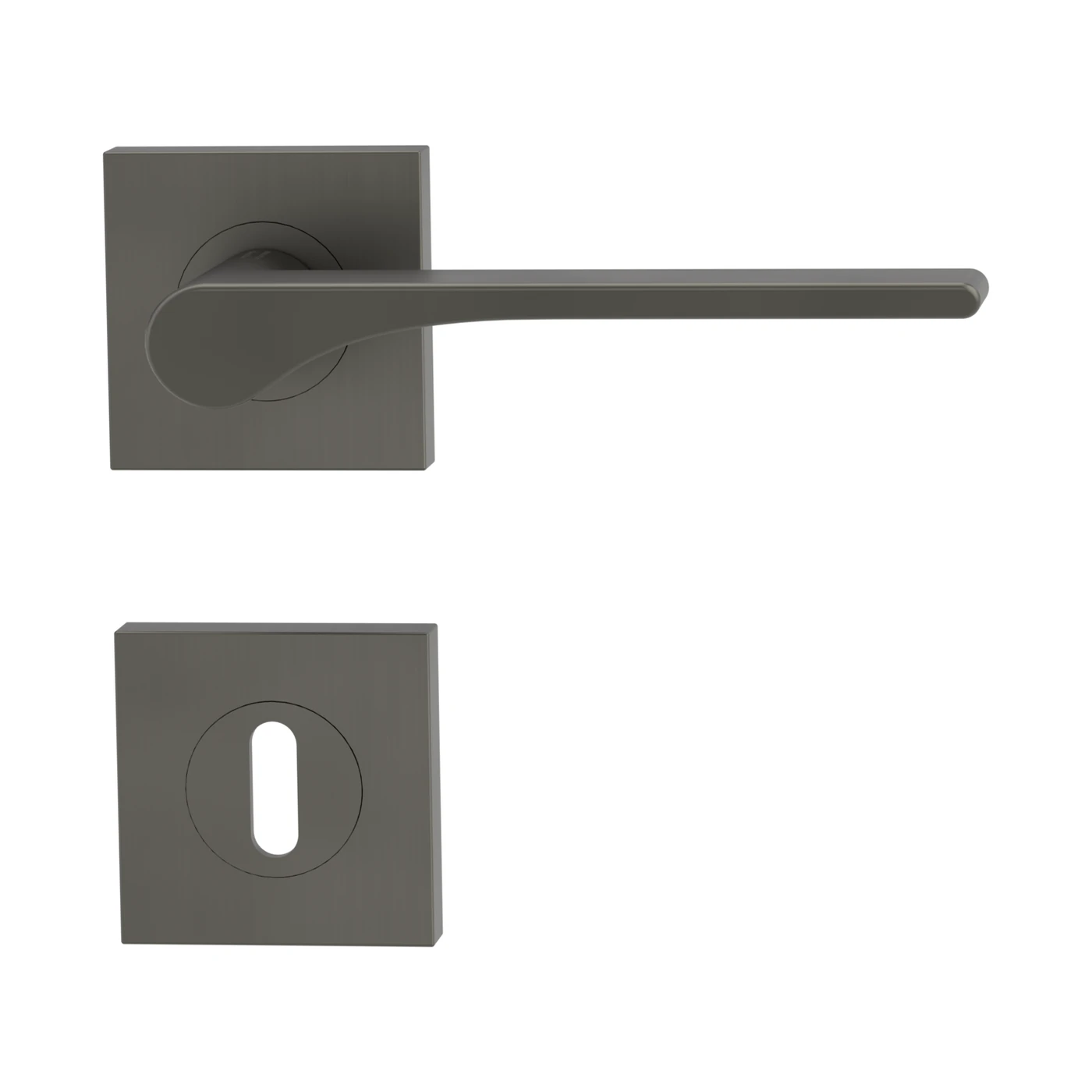 [260110127] Griffwerk sieger design LEAF LIGHT (Kaschmirgrau, Eckig, Buntbart)
