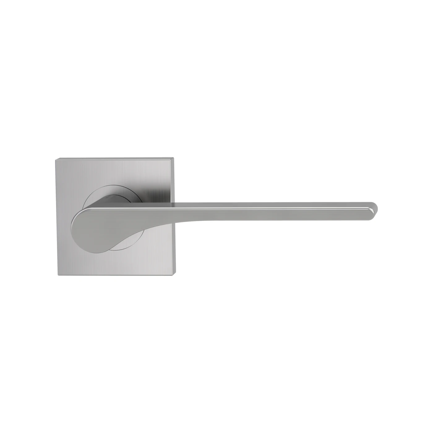 Griffwerk sieger design LEAF LIGHT - Oberfläche: Samtgrau, Rosettenform: Eckig, Verriegelung: OS