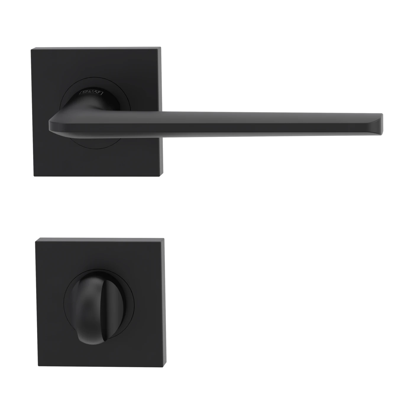 Griffwerk REMOTE - Oberfläche: Graphitschwarz, Rosettenform: Eckig, Verriegelung: WC