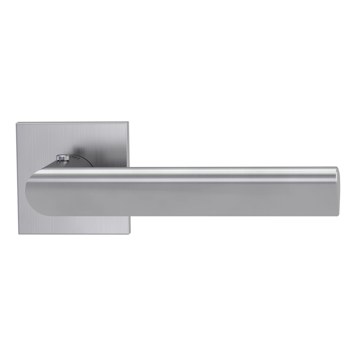Griffwerk VAYA 137 TRI fast2fix - Oberfläche: Edelstahl matt, Rosettenform: Eckig, Verriegelung: Smart2lock Din Rs