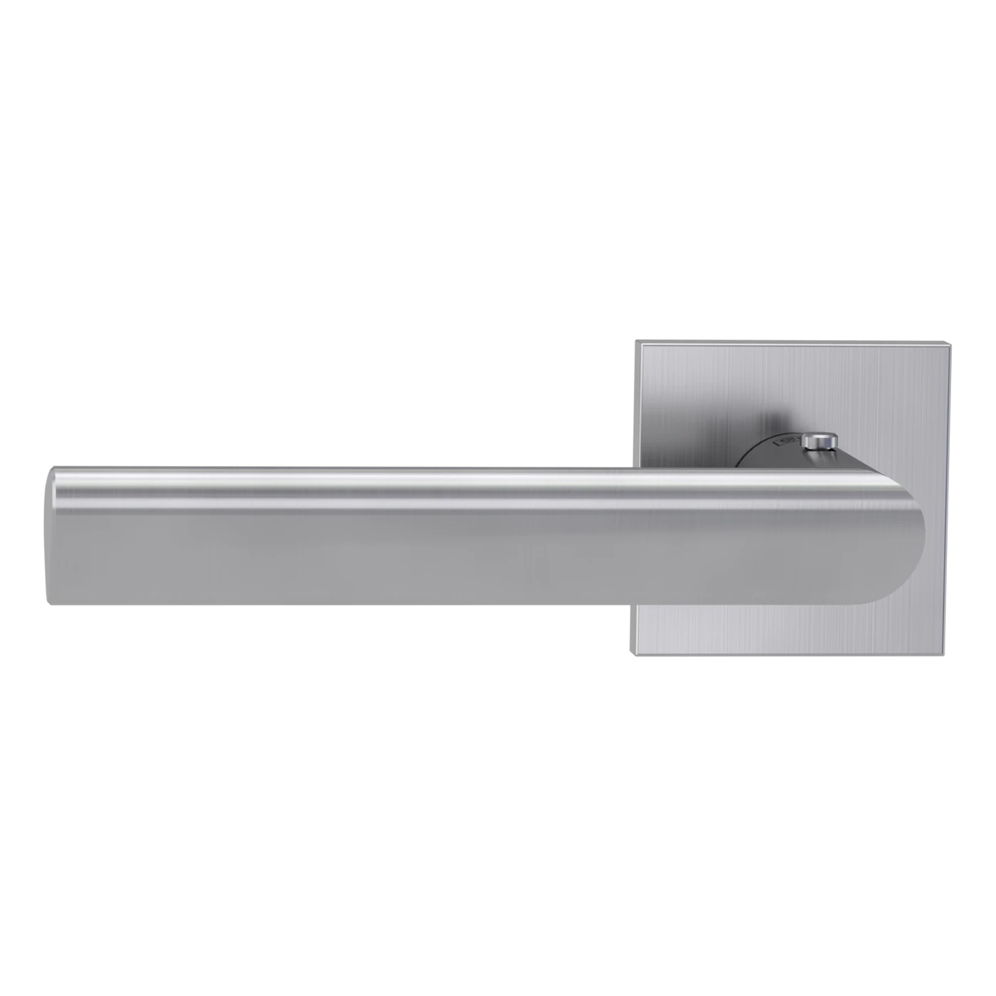 Griffwerk VAYA 137 TRI fast2fix - Oberfläche: Edelstahl matt, Rosettenform: Eckig, Verriegelung: Smart2lock Din Ls