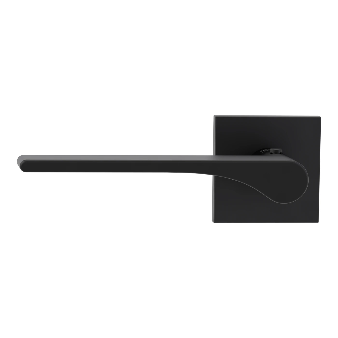 Griffwerk VAYA 261 LEAF LIGHT fast2fix - Oberfläche: Graphitschwarz, Rosettenform: Eckig, Verriegelung: Smart2lock Din Ls