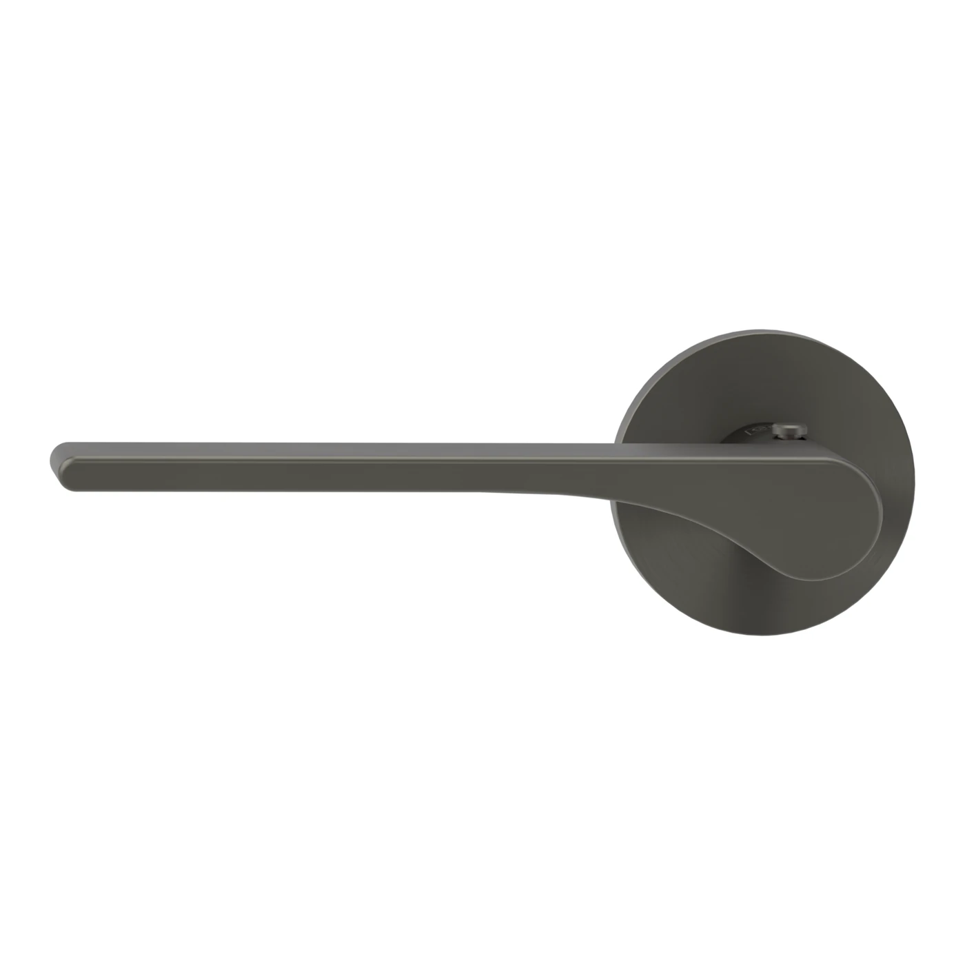 Griffwerk VAYA 261 LEAF LIGHT fast2fix - Oberfläche: Kaschmirgrau, Rosettenform: Rund, Verriegelung: Smart2lock Din Ls