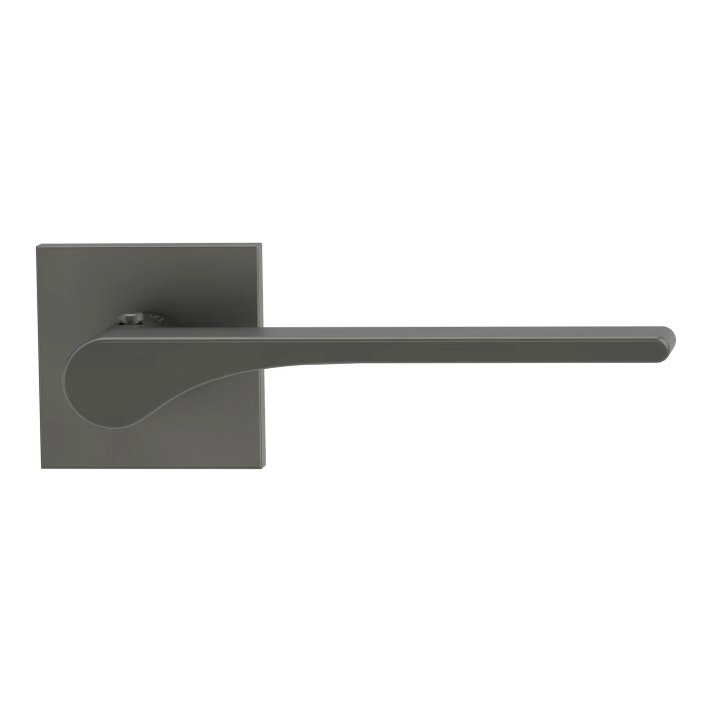 Griffwerk VAYA 261 LEAF LIGHT fast2fix - Oberfläche: Kaschmirgrau, Rosettenform: Eckig, Verriegelung: Smart2lock Din Rs