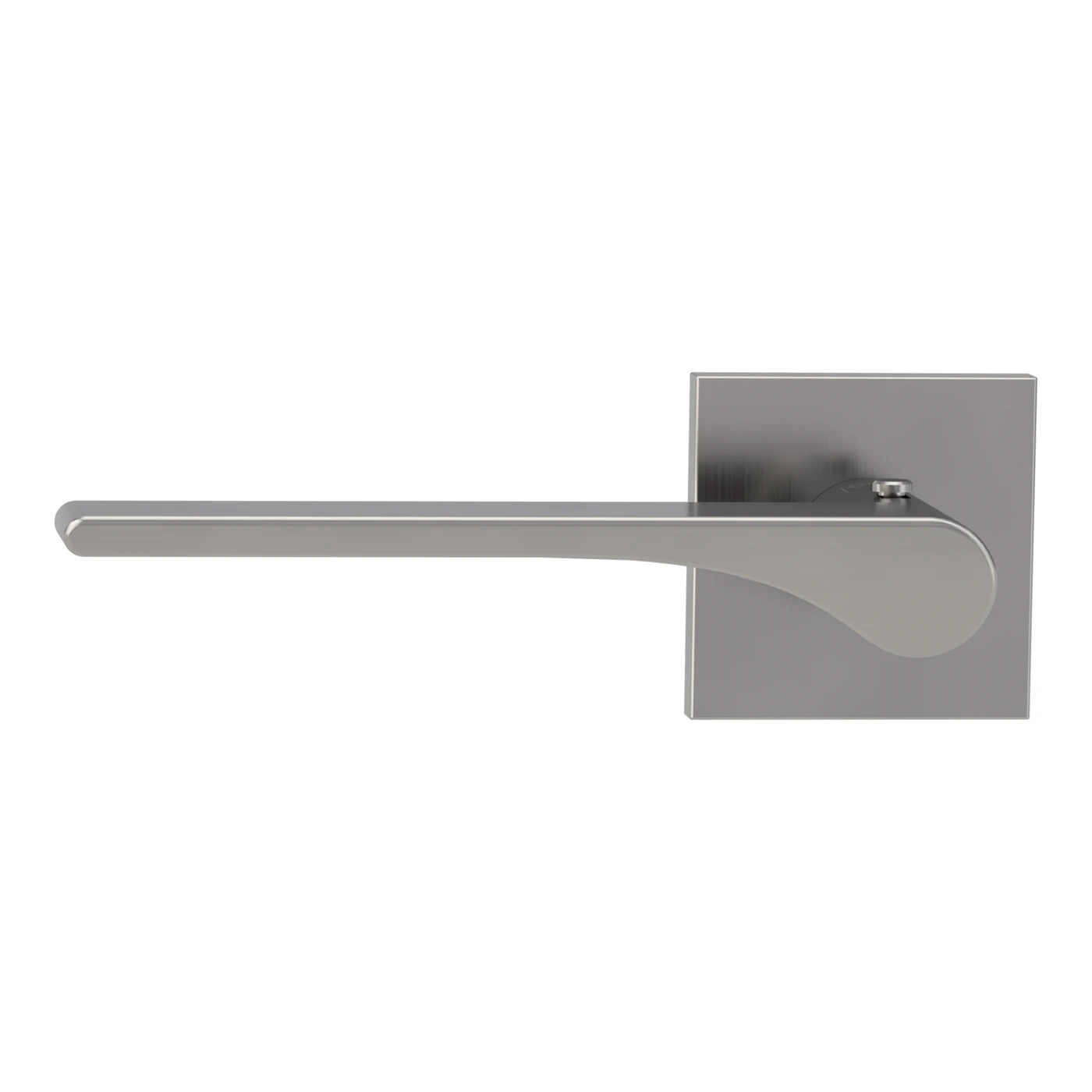 Griffwerk VAYA 261 LEAF LIGHT fast2fix - Oberfläche: Samtgrau, Rosettenform: Eckig, Verriegelung: Smart2lock Din Ls