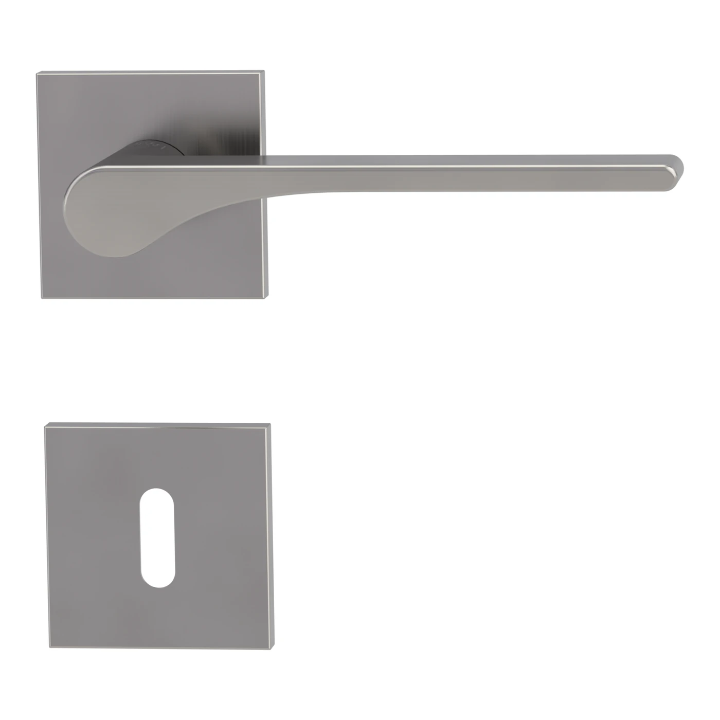 [261940122] Griffwerk VAYA 261 LEAF LIGHT fast2fix (Samtgrau, Eckig, Buntbart)