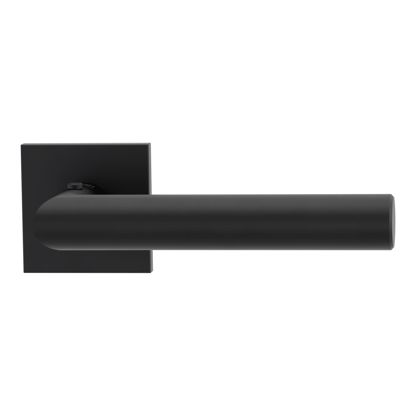 Griffwerk VAYA 128 LUCIA fast2fix - Oberfläche: Graphitschwarz, Rosettenform: Eckig, Verriegelung: Smart2lock Din Rs