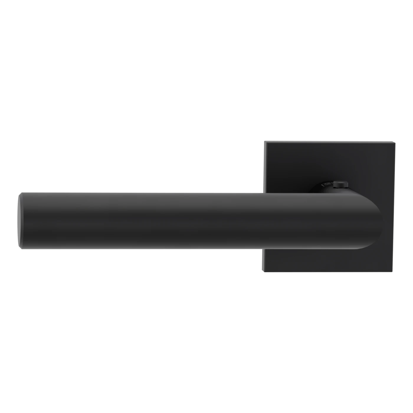 Griffwerk VAYA 128 LUCIA fast2fix - Oberfläche: Graphitschwarz, Rosettenform: Eckig, Verriegelung: Smart2lock Din Ls